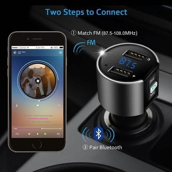 Wireless Car Mp3 FM Transmitter USB Charger DailySale