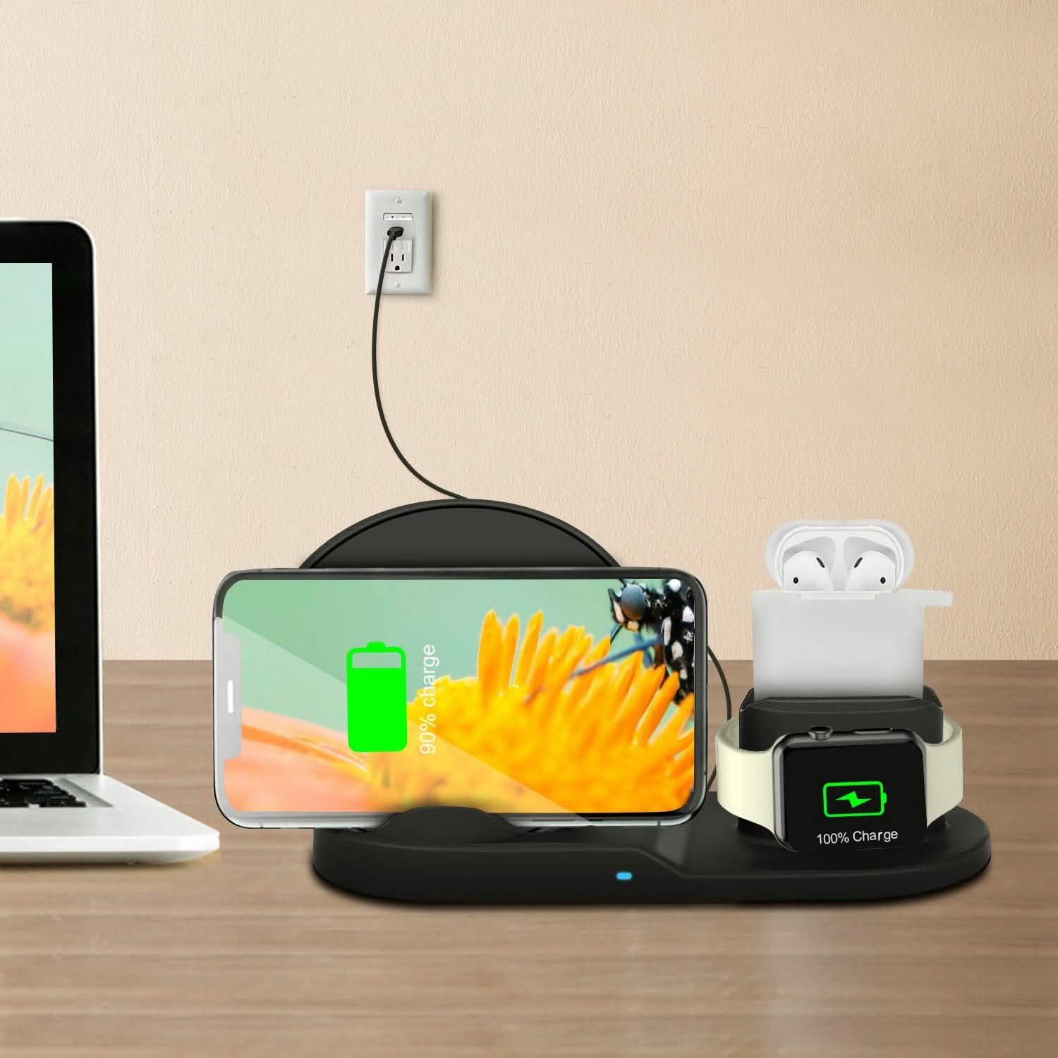 Wireless Charger 10W Fast Charging Station DailySale