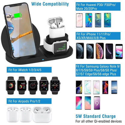 Wireless Charger 10W Fast Charging Station DailySale