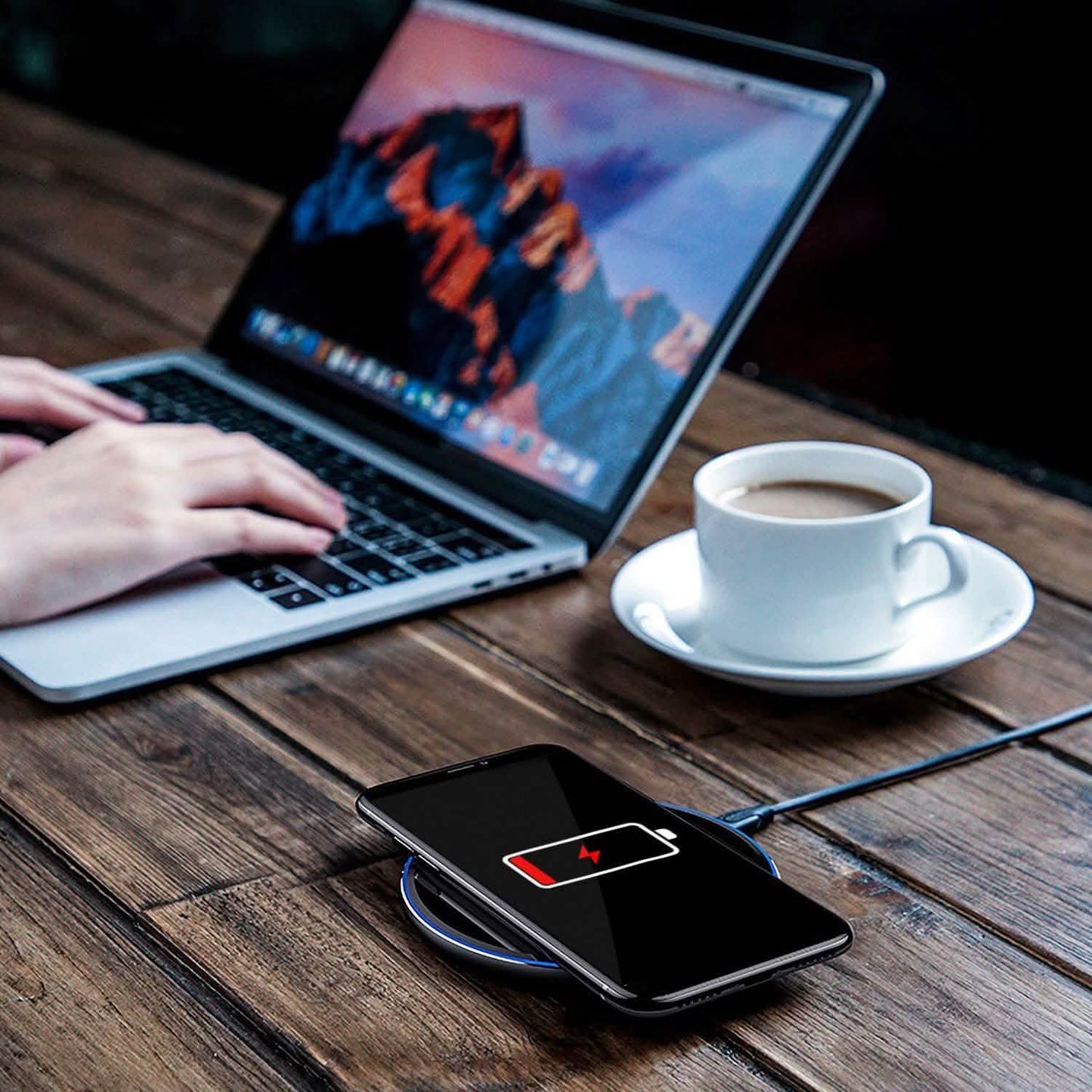 Wireless Charger Qi-Certified Ultra Slim 5W Charging Pad DailySale