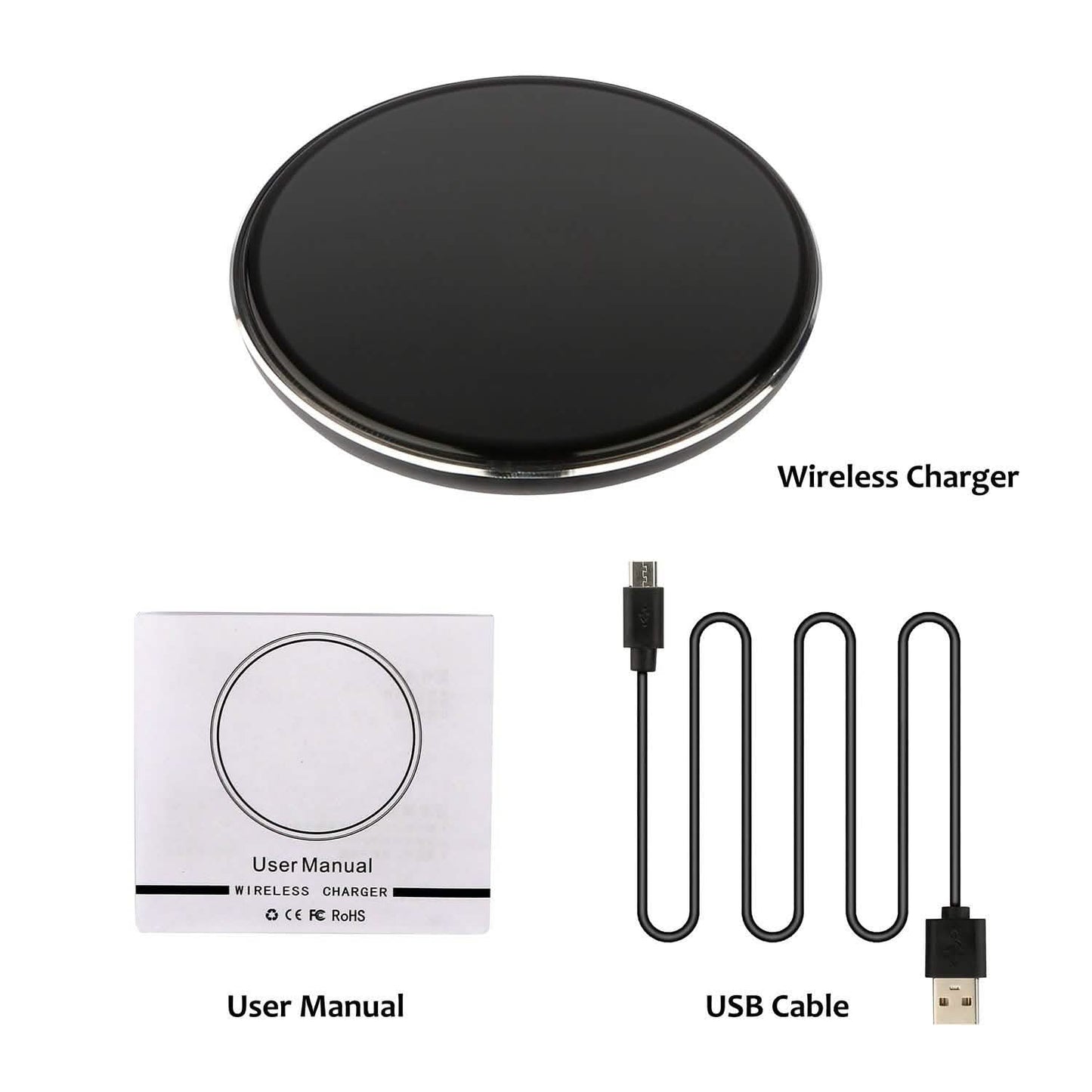 Wireless Charger Qi-Certified Ultra Slim 5W Charging Pad DailySale