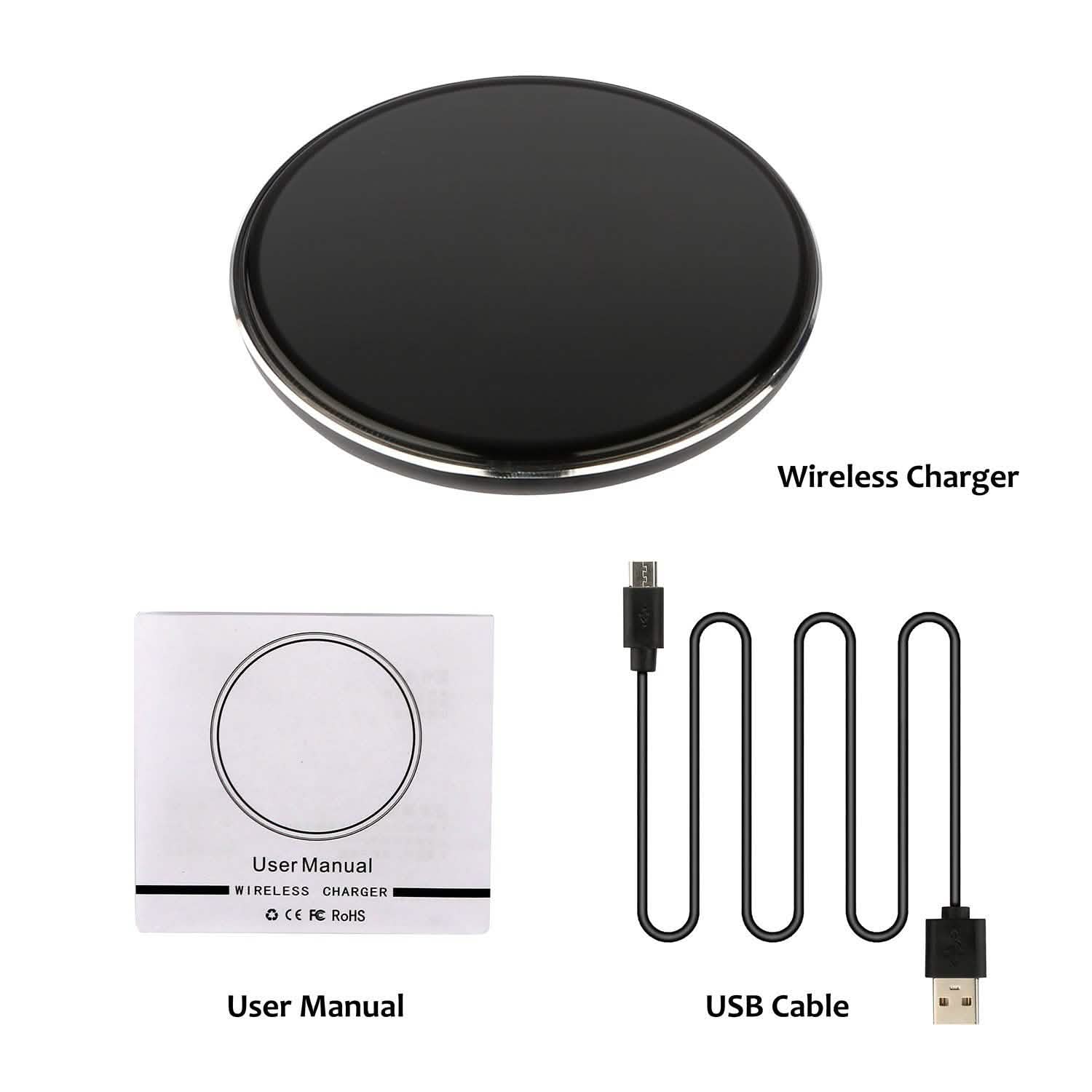 Wireless Charger Qi-Certified Ultra Slim 5W Charging Pad DailySale