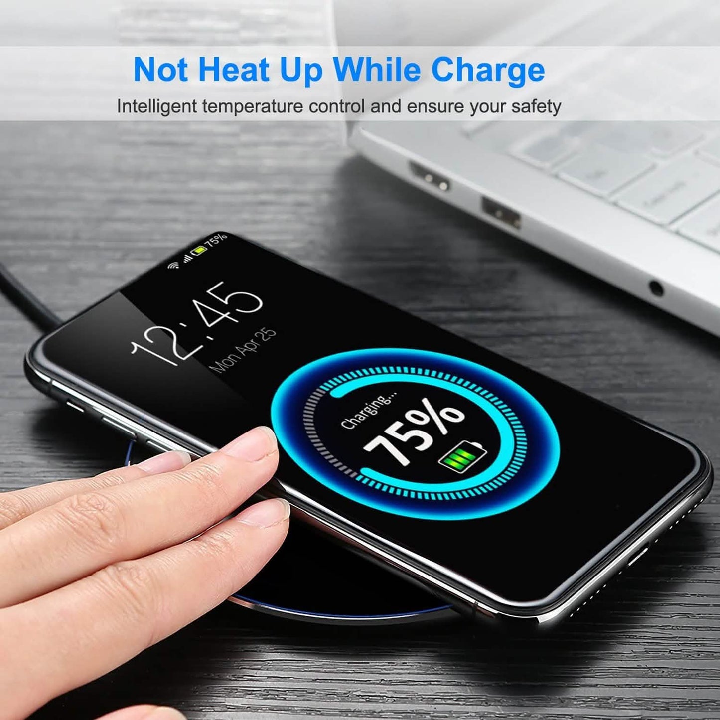 Wireless Charger Qi-Certified Ultra Slim 5W Charging Pad DailySale
