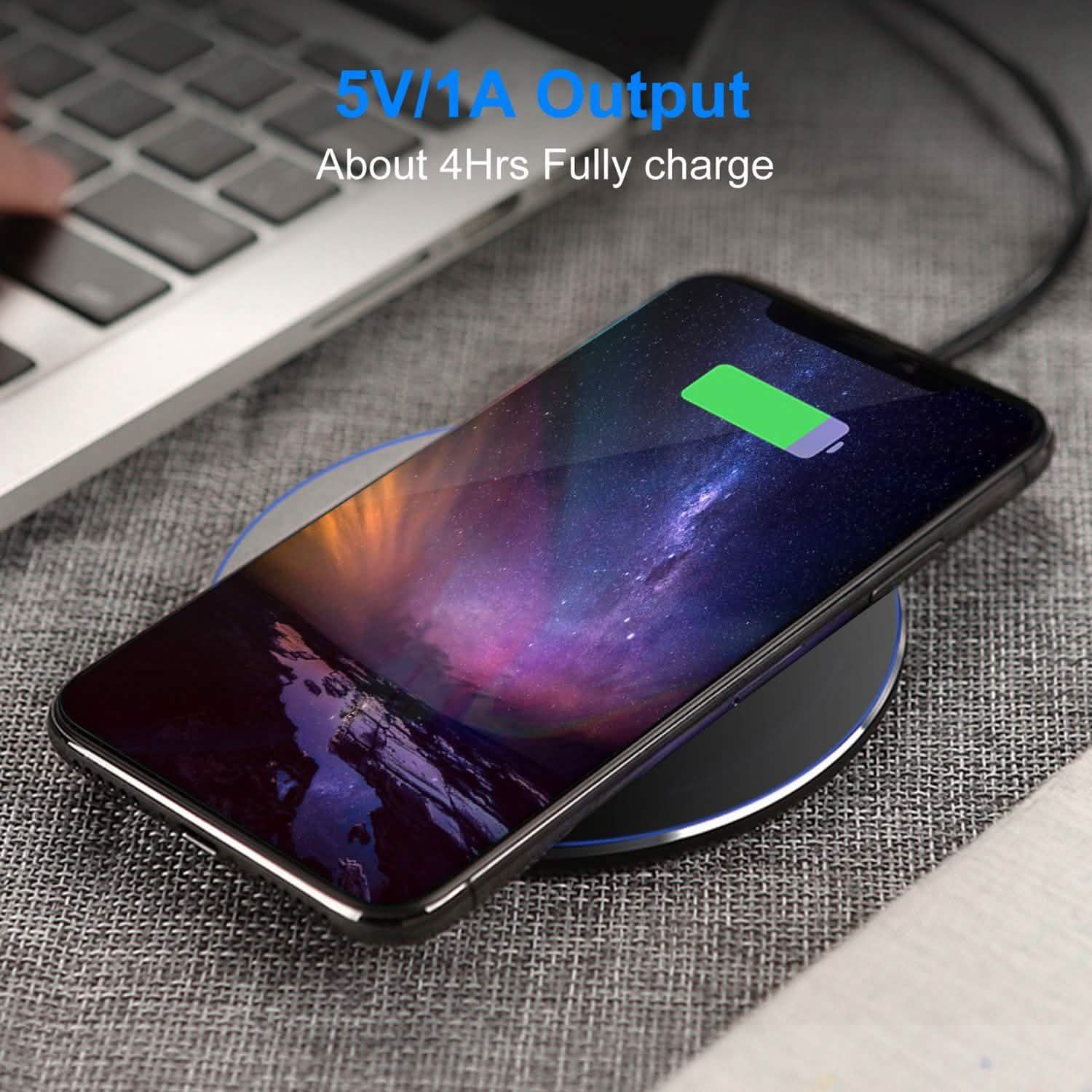 Wireless Charger Qi-Certified Ultra Slim 5W Charging Pad DailySale
