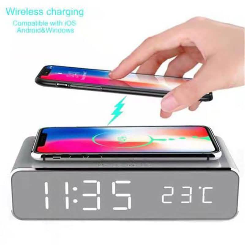 Wireless Charging Digital Alarm Clock DailySale