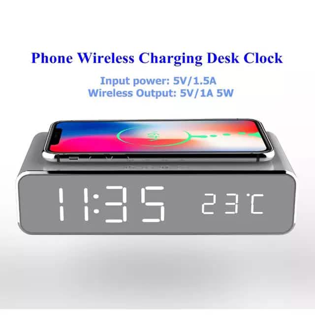 Wireless Charging Digital Alarm Clock DailySale