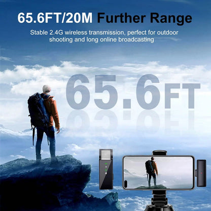 Wireless Clip On Microphone with Charging Case DailySale