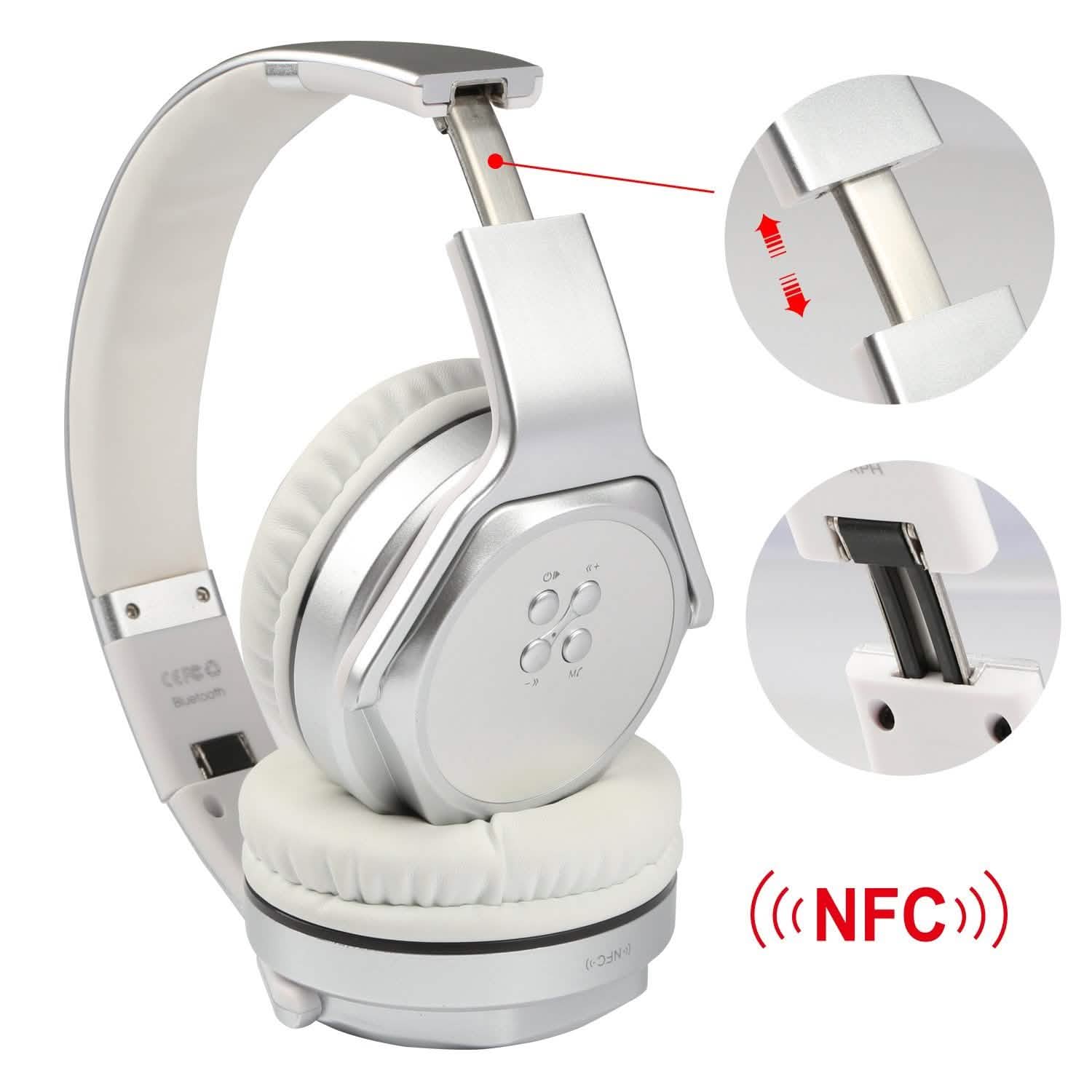 Wireless Foldable Headphones with Built-in Speaker DailySale