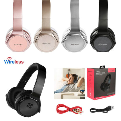 Wireless Foldable Headphones with Built-in Speaker DailySale