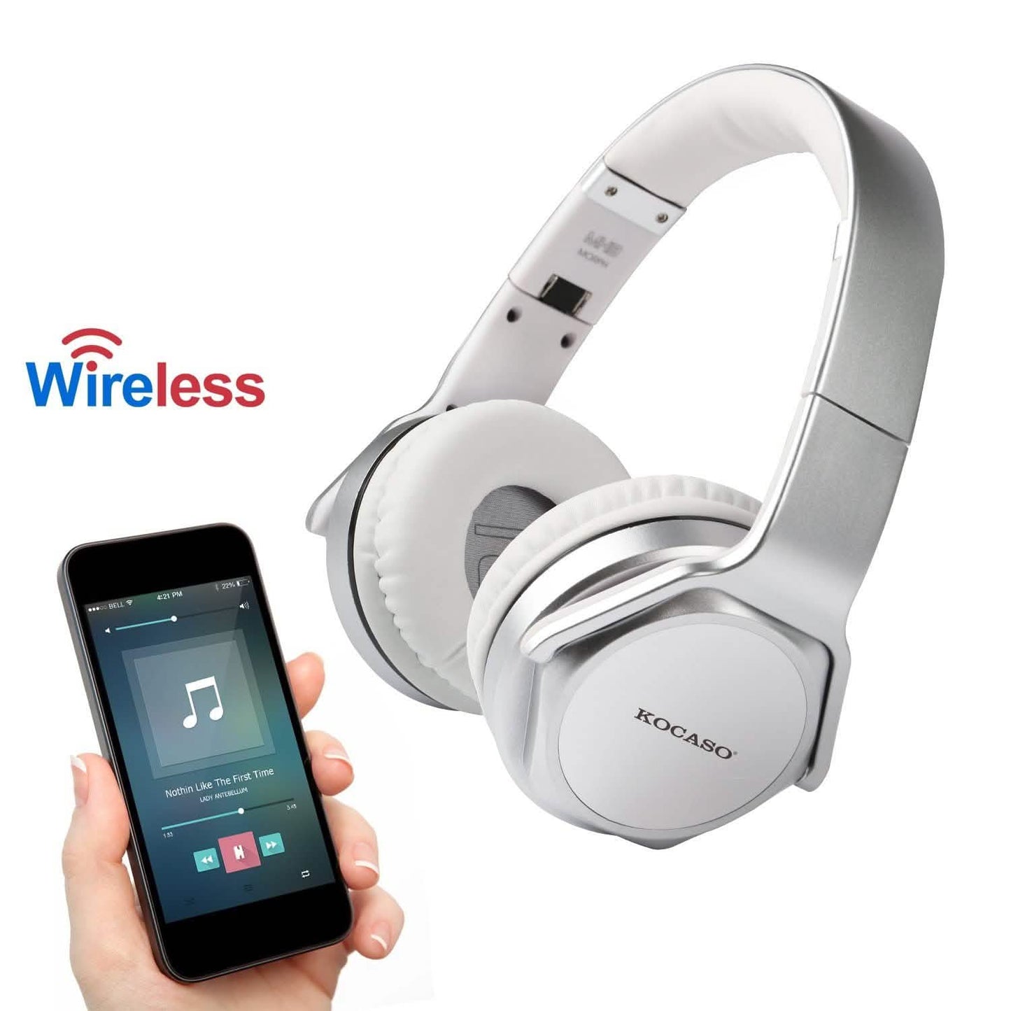 Wireless Foldable Headphones with Built-in Speaker DailySale