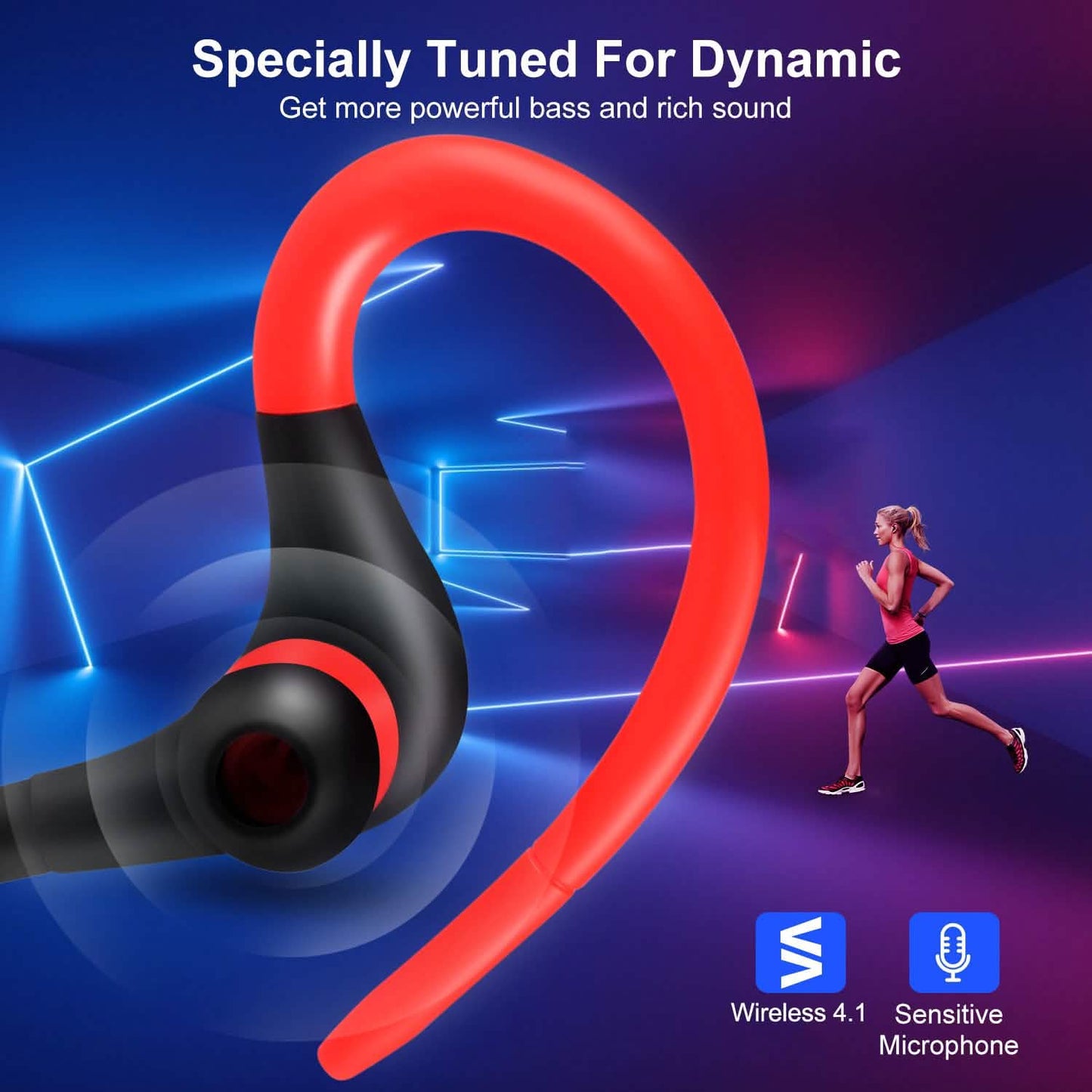 Wireless Headsets V4.1 Sport In-Ear Stereo Headphones DailySale