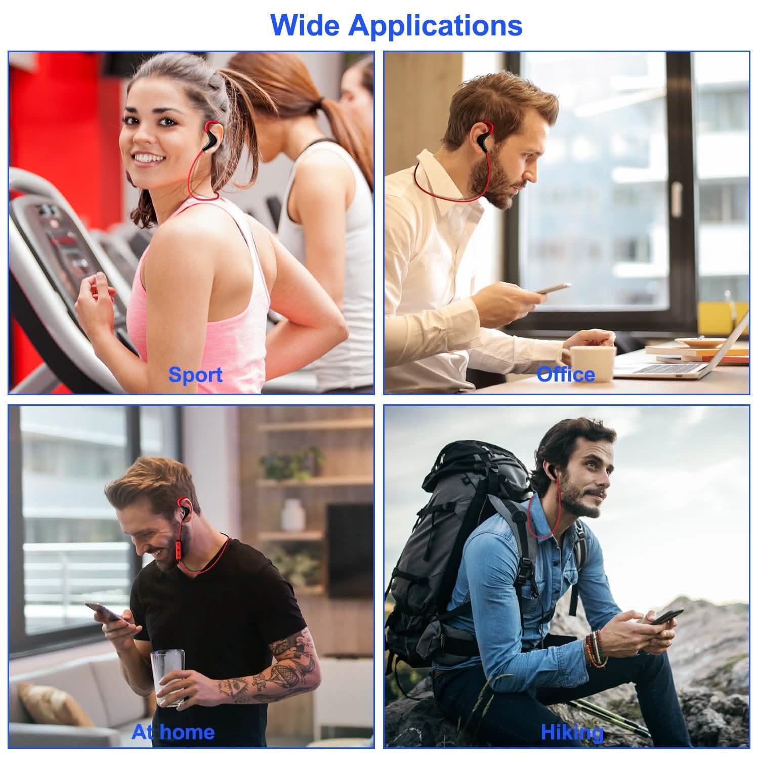 Wireless Headsets V4.1 Sport In-Ear Stereo Headphones DailySale