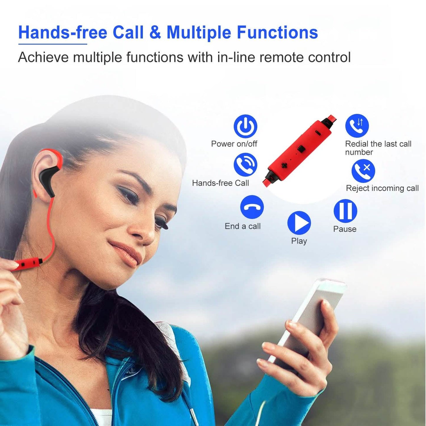 Wireless Headsets V4.1 Sport In-Ear Stereo Headphones DailySale
