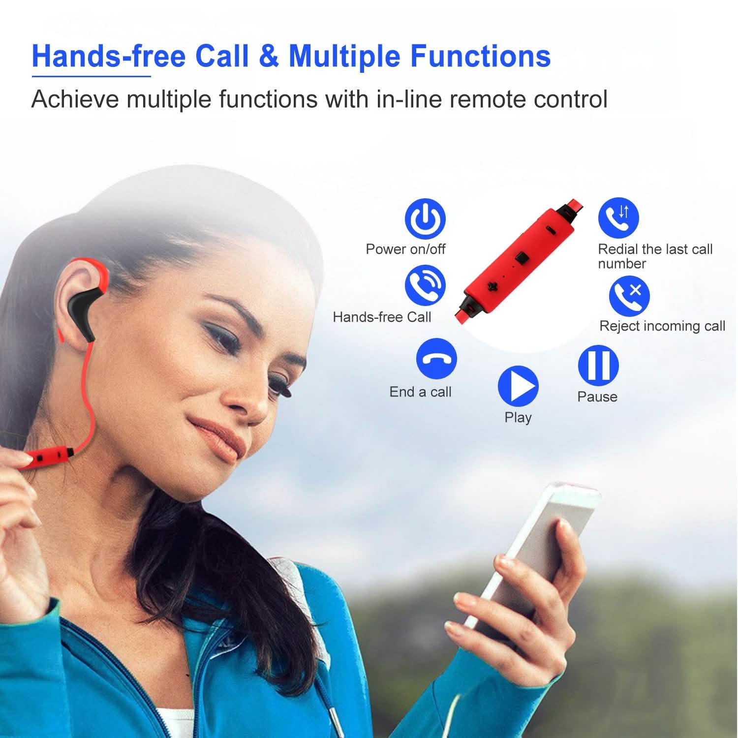 Wireless Headsets V4.1 Sport In-Ear Stereo Headphones DailySale