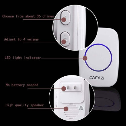 Wireless Intelligent Waterproof Doorbell DailySale