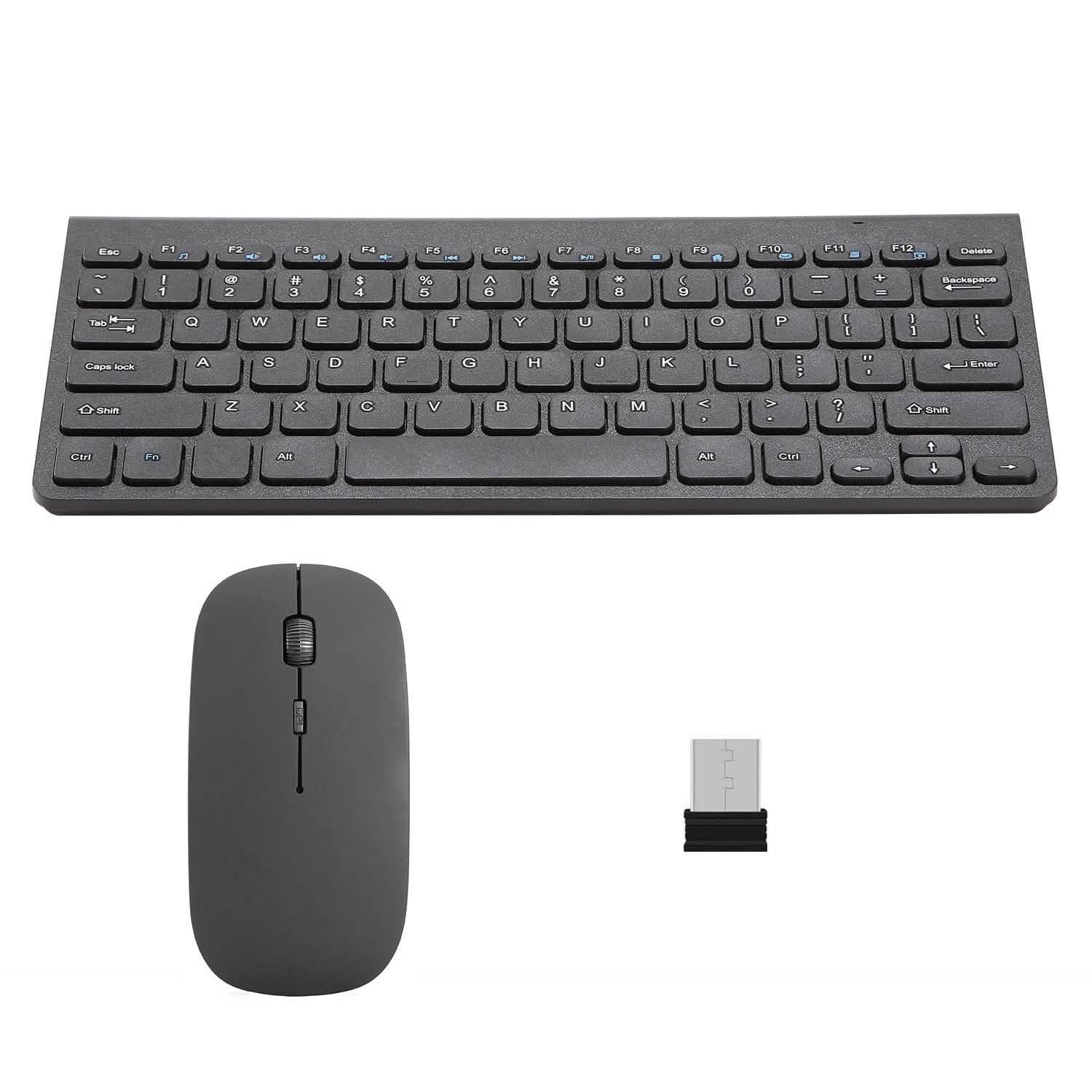 Wireless Keyboard and Mouse 2.4GHz Multimedia Mini Keyboard & Mouse DailySale