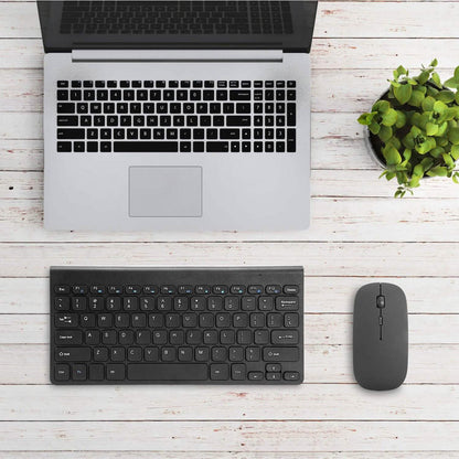 Wireless Keyboard and Mouse 2.4GHz Multimedia Mini Keyboard & Mouse DailySale