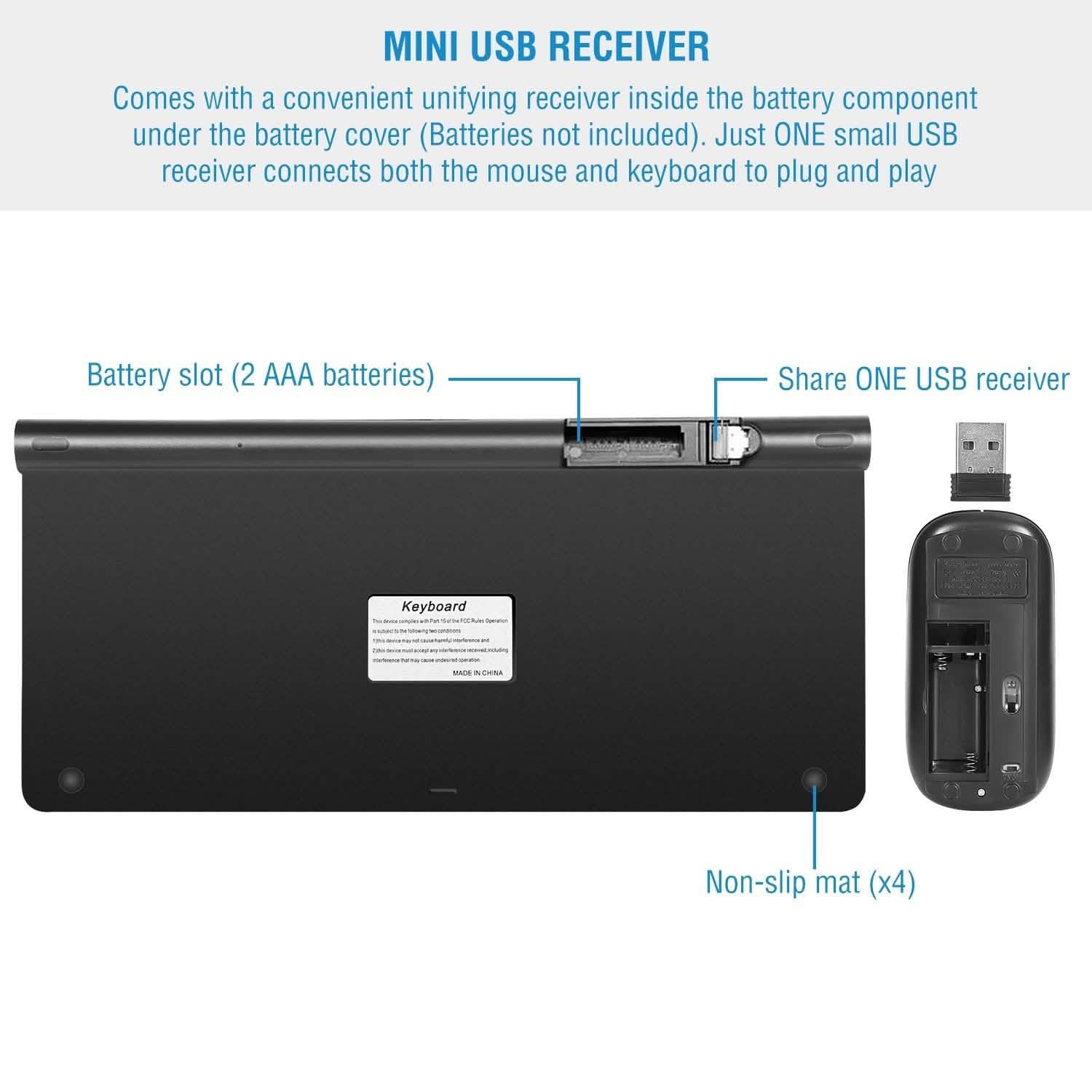 Wireless Keyboard and Mouse Combo DailySale