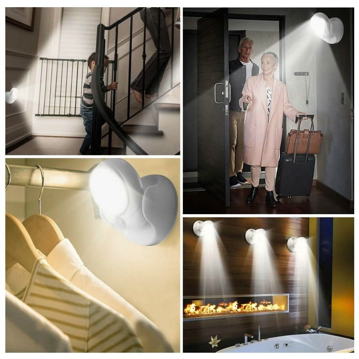 Wireless LED Spotlight 90° Motion Sensor Night Lamp DailySale
