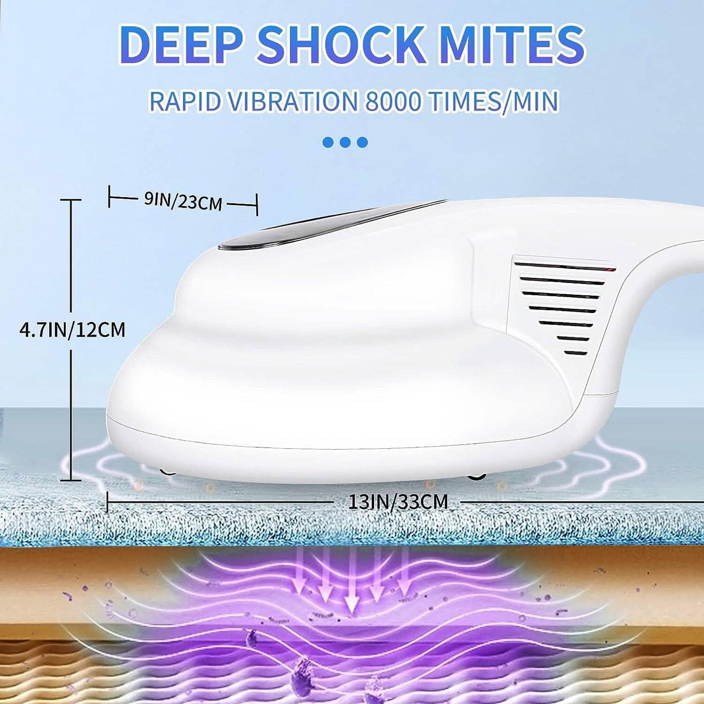 Wireless Mite Remover Cleaning Machine with 11KPa Powerful Suction DailySale