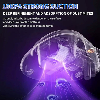 Wireless Mite Remover Cleaning Machine with 11KPa Powerful Suction DailySale