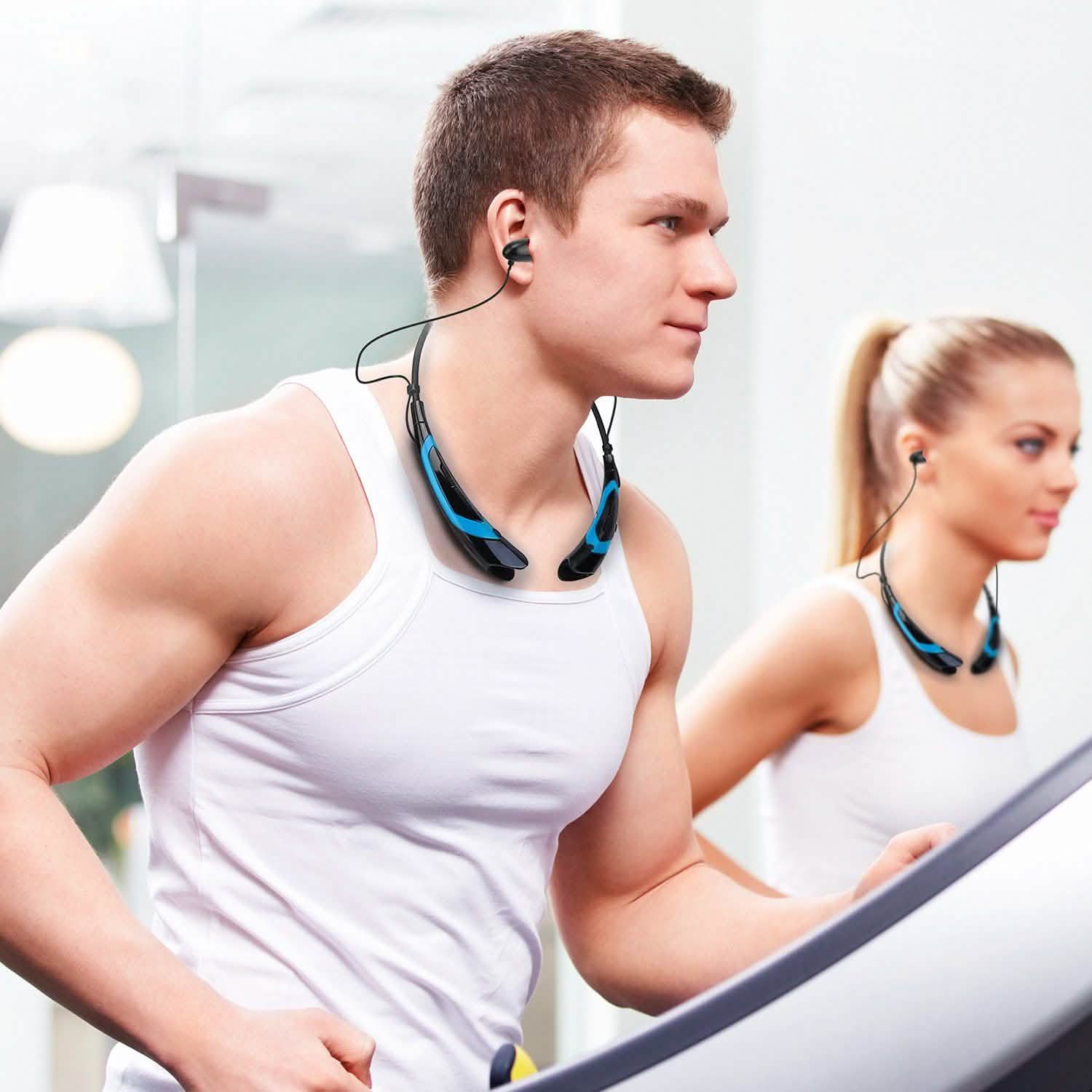 Wireless Neckband Headphones V 5.0 Sweat-proof Sport Headsets DailySale