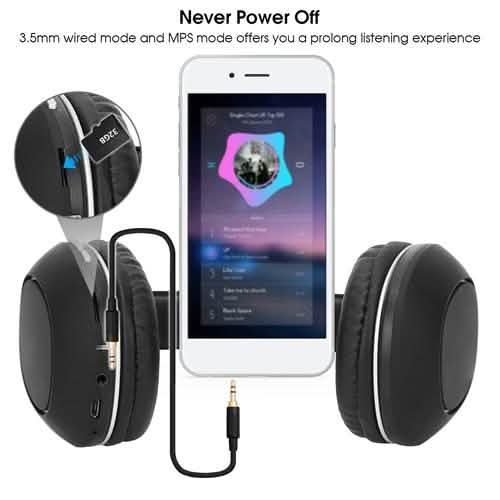 Wireless Over-Ear Foldable Headphones DailySale