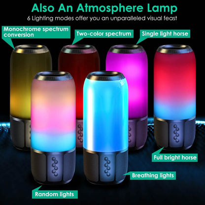 Wireless Portable Speaker with Color Changing Light DailySale