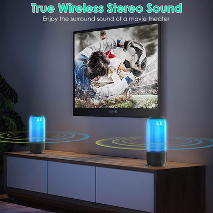 Wireless Portable Speaker with Color Changing Light DailySale
