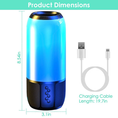 Wireless Portable Speaker with Color Changing Light DailySale