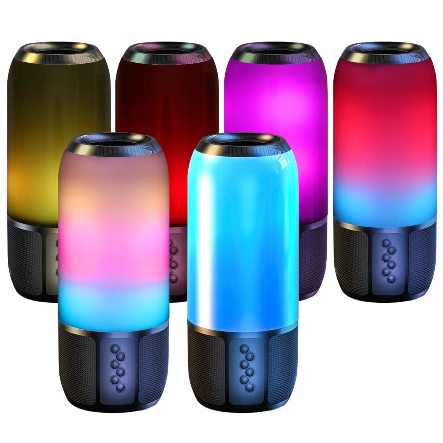 Wireless Portable Speaker with Color Changing Light DailySale