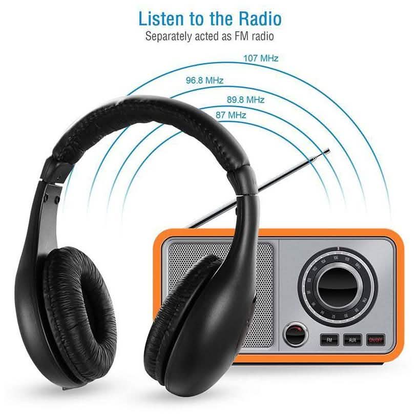 Wireless RF Headphones HiFi Over-Ear DailySale