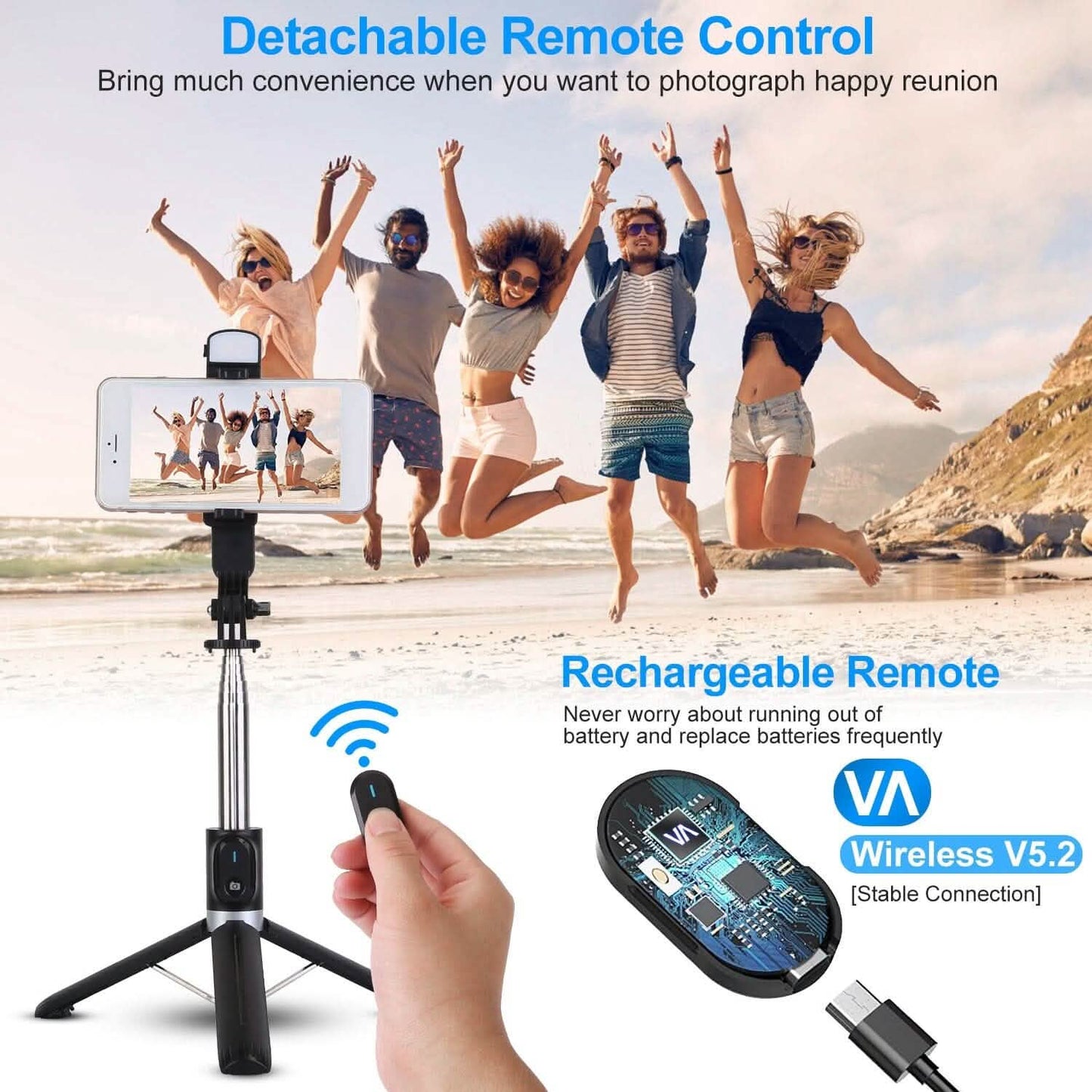 Wireless Selfie Stick Tripod DailySale