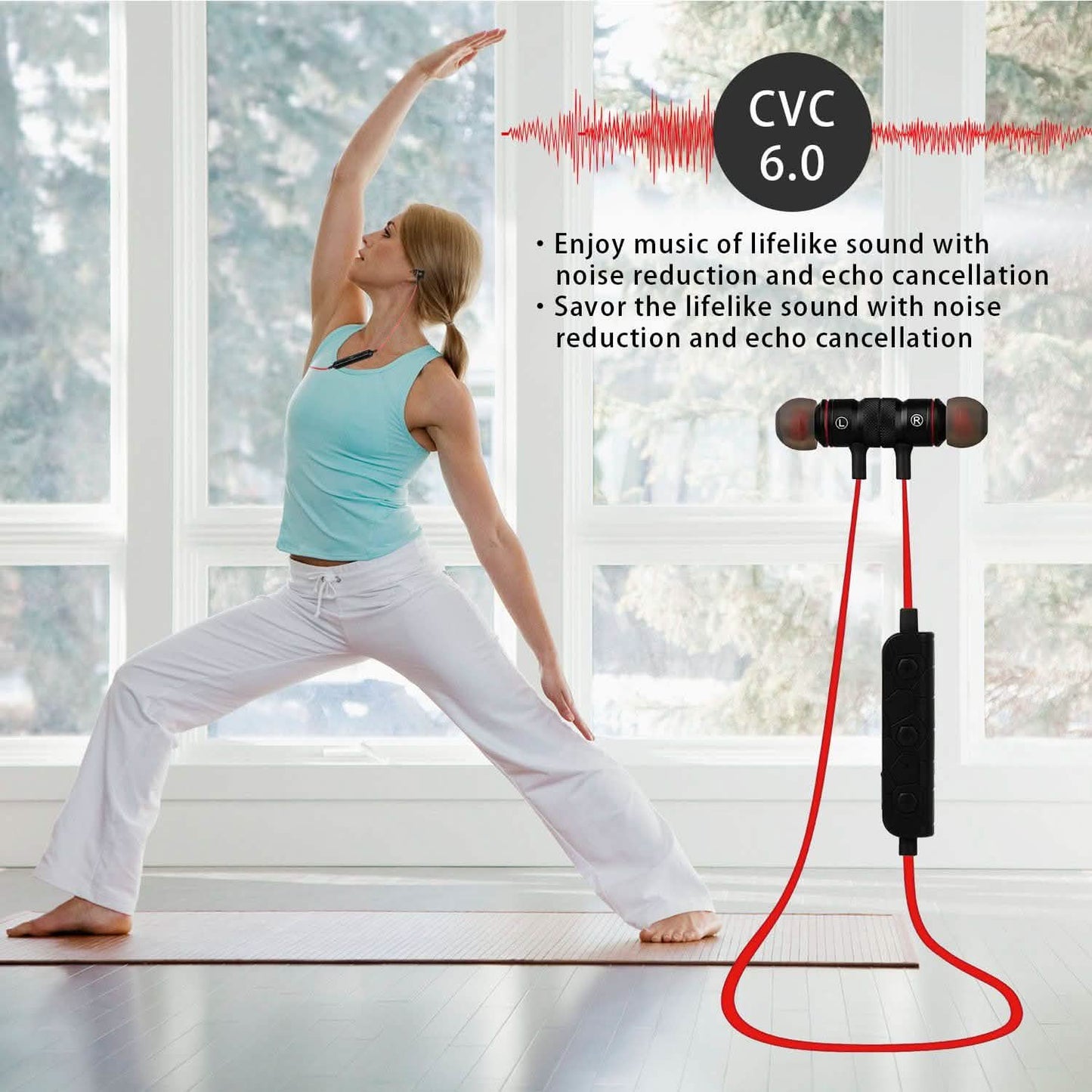 Wireless Smart Sports Stereo Earbuds DailySale