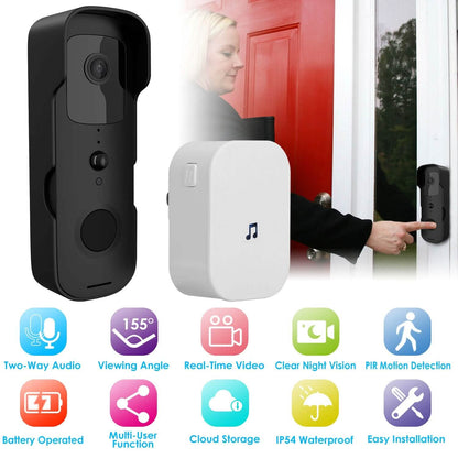 Wireless Smart WIFI Video Doorbell Two Way Audio DailySale