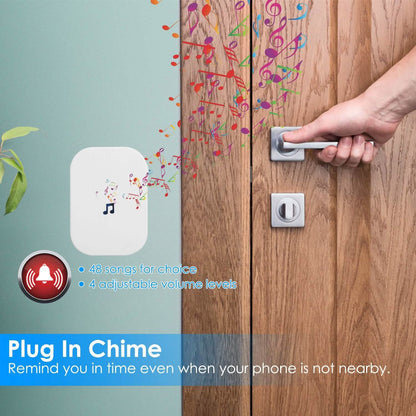 Wireless Smart WIFI Video Doorbell Two Way Audio DailySale