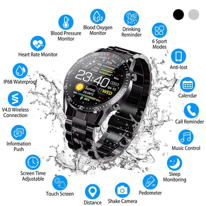 Wireless Smartwatch Fitness Tracker IP68 Waterproof Sport Bracelet DailySale
