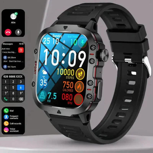Wireless Talk Fitness AI Voice Outdoor 100+ Sports Mode Outdoor Smart Watch DailySale
