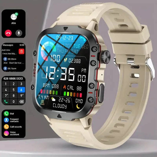 Wireless Talk Fitness AI Voice Outdoor 100+ Sports Mode Outdoor Smart Watch DailySale