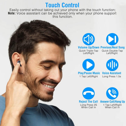 Wireless V5.3 TWS Earbuds In-Ear Stereo Headset DailySale