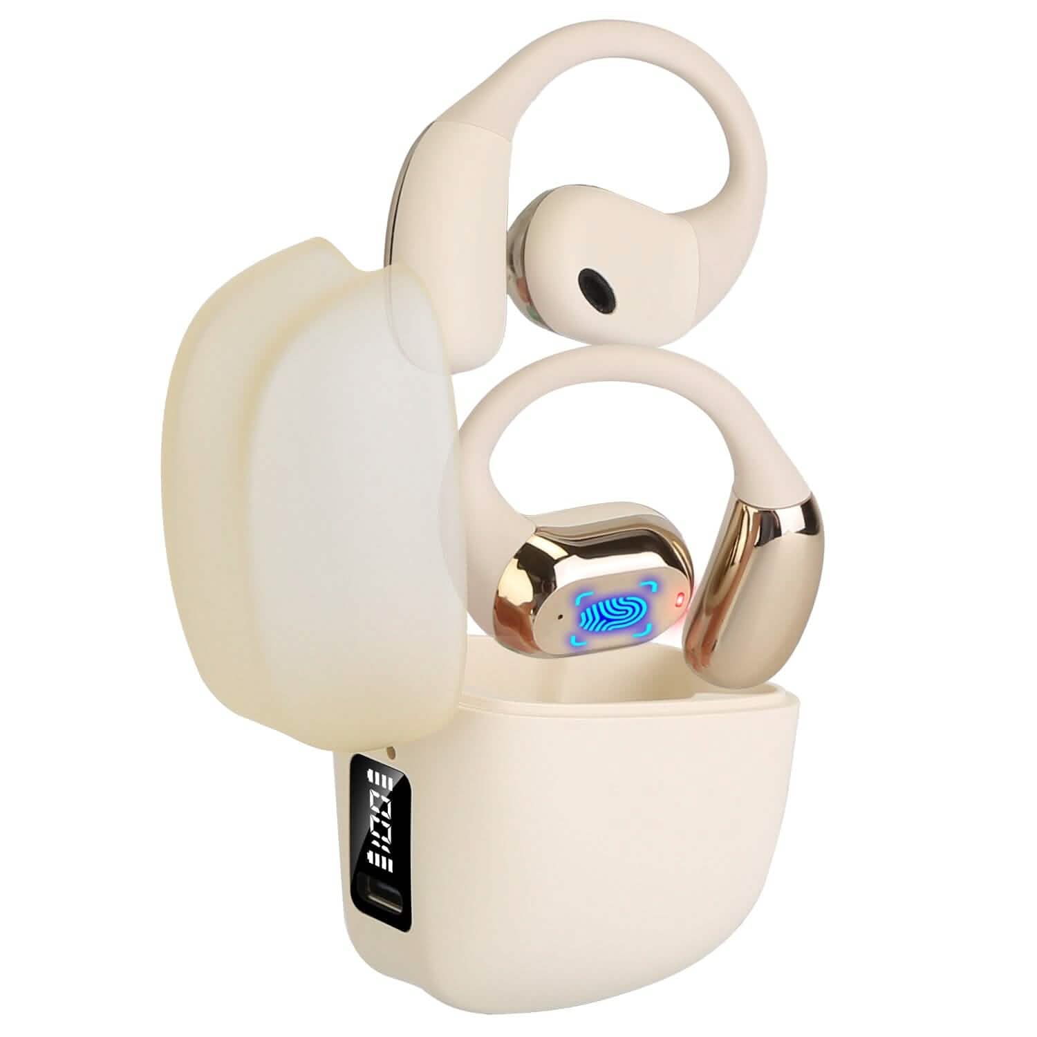 Wireless V5.4 Open Ear Earbuds with Earhook LED Display Charging Case DailySale