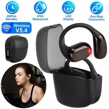 Wireless V5.4 Open Ear Earbuds with Earhook LED Display Charging Case DailySale