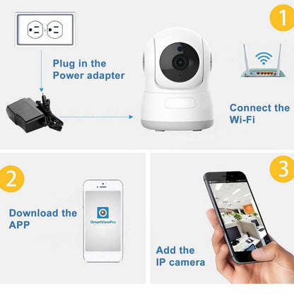 Wireless WIFI Pan Tilt HD Security Network Indoor CCTV IP Camera Night Vision DailySale