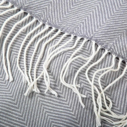 Wisley Home 100% Acrylic Chevron Pattern Throw DailySale