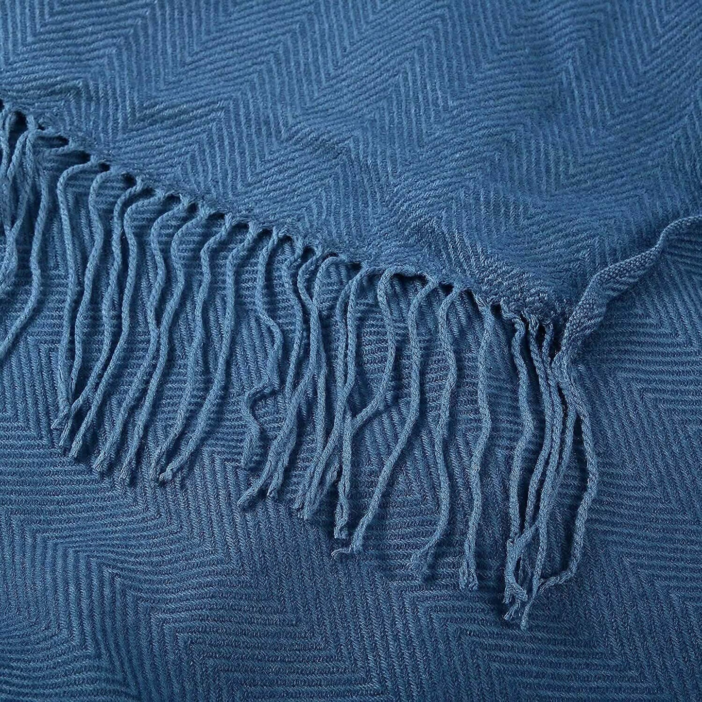 Wisley Home 100% Acrylic Chevron Pattern Throw DailySale