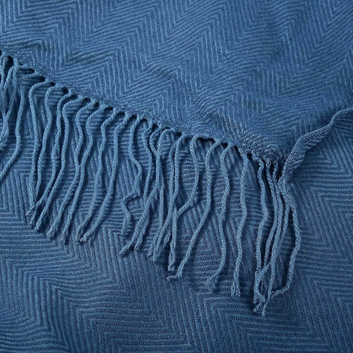 Wisley Home 100% Acrylic Chevron Pattern Throw DailySale