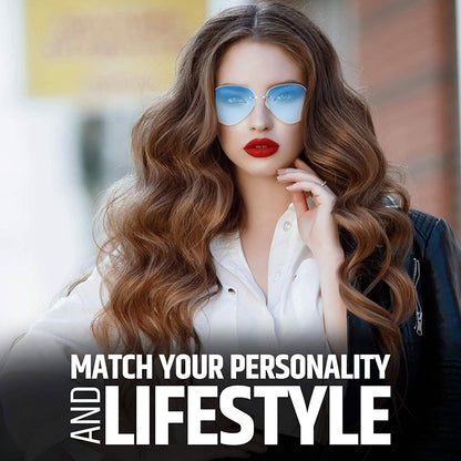 Women Aviation Polycarbonate UV 400 Sunglasses DailySale