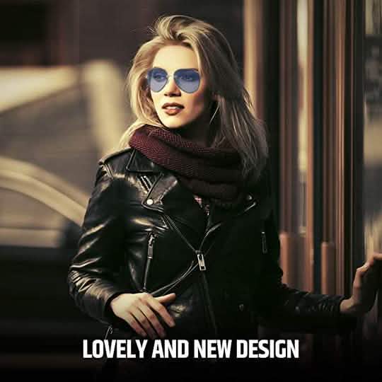 Women Aviation Sunglasses - Polycarbonate UV 400 Adjustable Legs DailySale