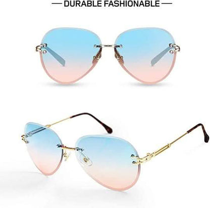 Women Aviation Sunglasses - Polycarbonate UV 400 Adjustable Legs DailySale