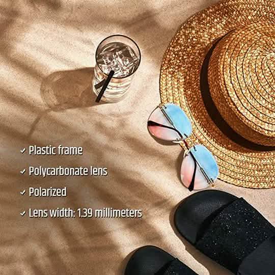 Women Aviation Sunglasses - Polycarbonate UV 400 Adjustable Legs DailySale